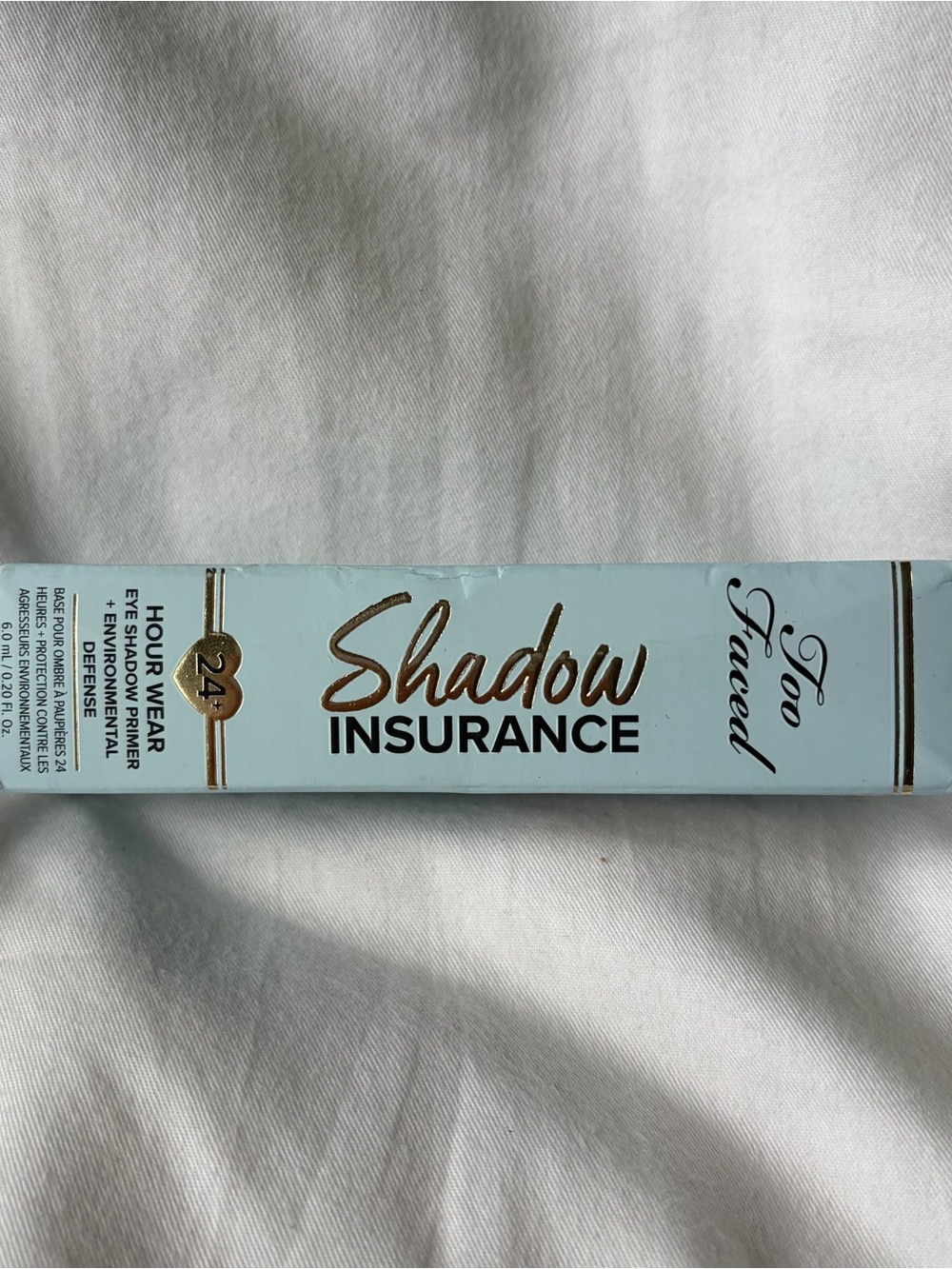 Too Faced Shadow Insurance Eye Primer - 24 Hour Wear Brand New Sealed in Box